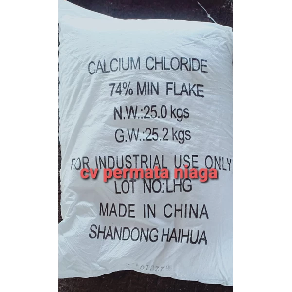 Calcium chloride 74% flake ex china